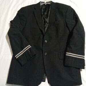 Authentic United Airlines Pilots Blazer 42 Reg Poly/Wool/Spandex Fully-Lined